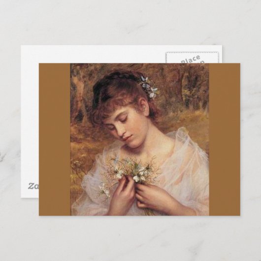 Carte Postale L'amour dans une fosse par Sophie Anderson (Devant / Derrière)