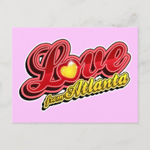 Carte Postale L'Amour D'Atlanta