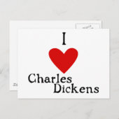 Carte Postale L'amour de Charles Dickens (Devant / Derrière)