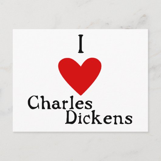 Carte Postale L'amour de Charles Dickens (Devant)