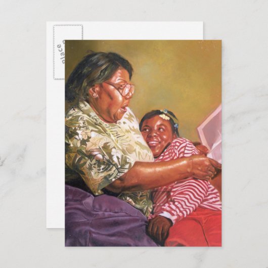 Carte Postale L'amour de grand-mère 1995 (Devant / Derrière)