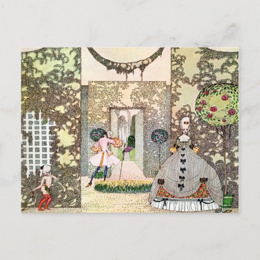 Carte Postale L'amour de Kay Nielsen dans l'après-midi (Devant)