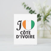 Carte Postale L'amour de la Côte d'Ivoire (Debout devant)
