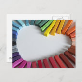 Carte Postale L'amour de la couleur (Devant / Derrière)