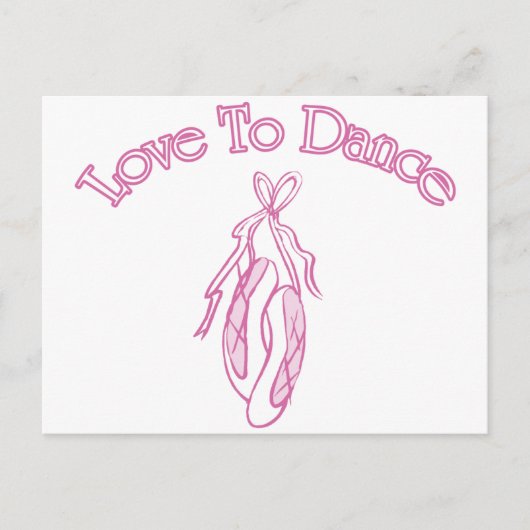 Carte Postale L'amour de la danse (Devant)