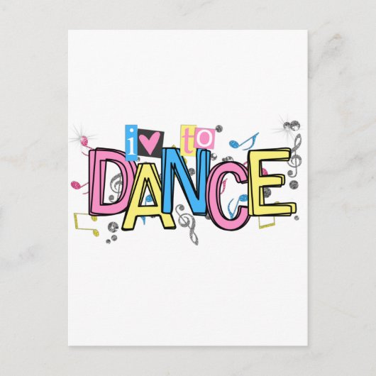 Carte Postale L'amour de la danse (Devant)