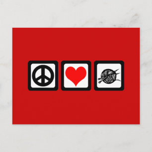 Carte Postale L'amour de la paix