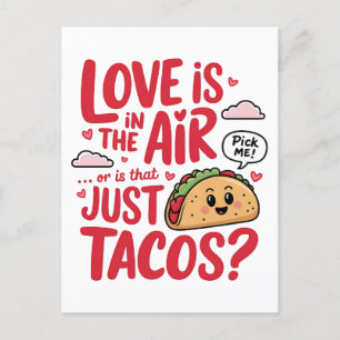 Carte Postale L'amour de la Saint-Valentin est dans l'air ou est