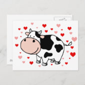 Carte Postale L'amour de la vache (Devant / Derrière)