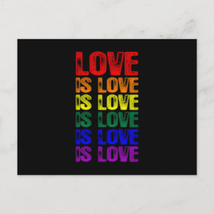 Carte Postale L'amour de LGBTQ est amour est amour