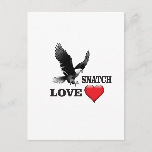 Carte Postale l'amour de l'oiseau (Devant)