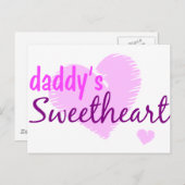 Carte Postale L'amour de papa (Devant / Derrière)