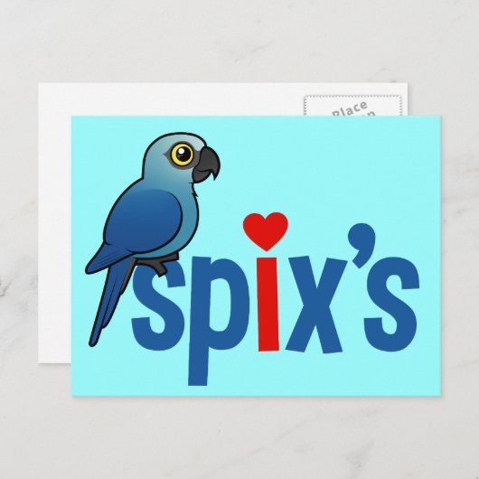 Carte Postale L'Amour de Spix (Devant / Derrière)