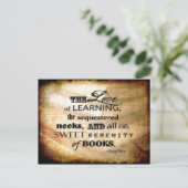 Carte Postale L'amour des livres (Debout devant)