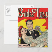 Carte Postale L'amour des mariées (Devant / Derrière)