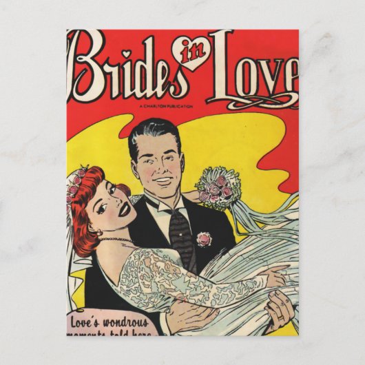 Carte Postale L'amour des mariées (Devant)