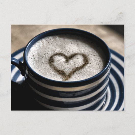 Carte Postale L'amour du café (Devant)
