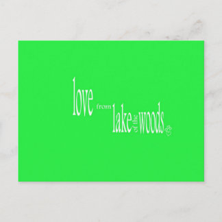 Carte Postale L'Amour Du Lac des Bois