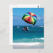 Carte Postale L'amour du parachute (Devant / Derrière)
