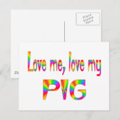 Carte Postale L'amour du porc (Devant / Derrière)