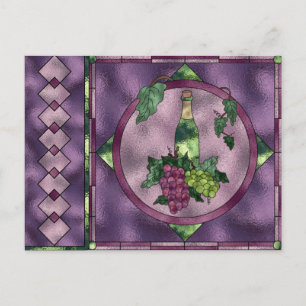 Carte Postale L'amour du vin