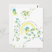 Carte Postale L'amour d'une mère est un cadeau précieux (Devant / Derrière)