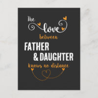 L'amour entre le père et la fille distance