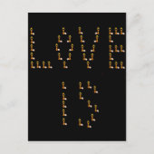 Carte Postale L'amour est (Devant)