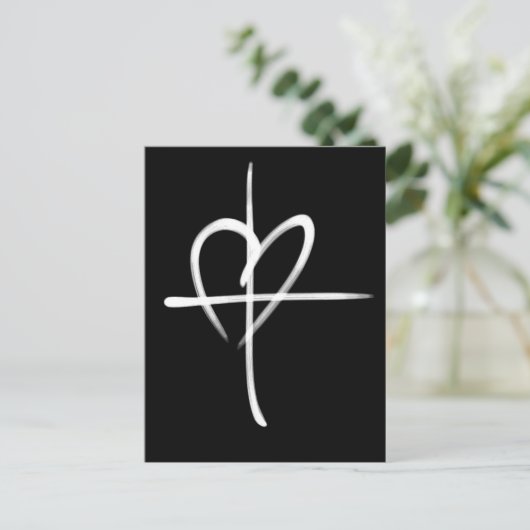 CARTE POSTALE L'AMOUR EST (Debout devant)