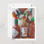Carte Postale L'amour est… (Devant / Derrière)