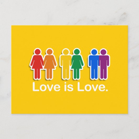 CARTE POSTALE L'AMOUR EST BASIC D'AMOUR (Devant)