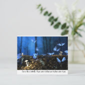 Carte Postale L'amour est comme un papillon (Debout devant)