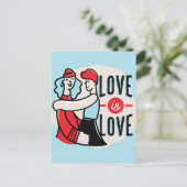 Carte Postale L'amour est l'amour (Debout devant)