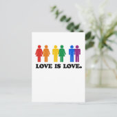Carte Postale L'amour est l'amour (Debout devant)