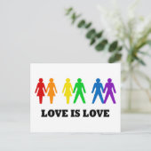 Carte Postale L'amour est l'amour (Debout devant)