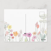 Carte Postale L'amour est patient en rouge (Dos)