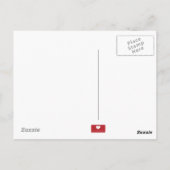 Carte Postale L'amour est tout ce dont vous avez besoin Jaune Tu (Dos)