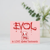 Carte Postale L'amour est un mal (Debout devant)