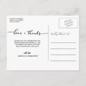 Carte Postale L'Amour Et Merci Écrit À La Main Mignonne Docteur (Dos)