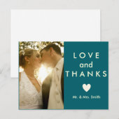 Carte Postale L'amour et Merci Merci (Devant / Derrière)