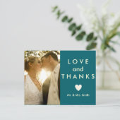 Carte Postale L'amour et Merci Merci (Debout devant)