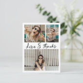 Carte Postale L'Amour Et Merci Mis À La Main Trois Photos De Dip (Debout devant)