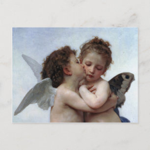 Carte Postale L'Amour et Psyché, Enfants - William Bouguereau