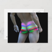 Carte Postale L'amour gay (Devant / Derrière)