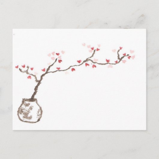 Carte Postale l'amour grandit (Devant)