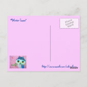 Carte Postale L'amour hivernal (Dos)