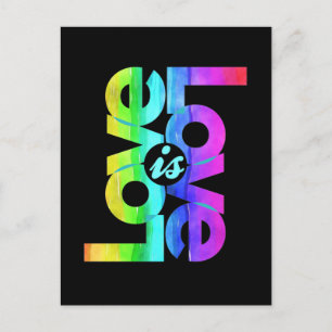 Carte Postale L'amour LGBTQ est l'amour