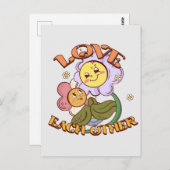 Carte Postale L'Amour L'Un L'Autre (Devant / Derrière)