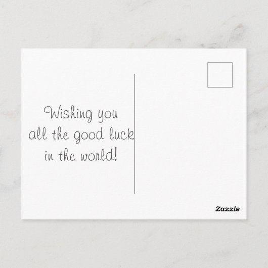 Carte Postale L'amour n'a pas besoin de mots (Dos)