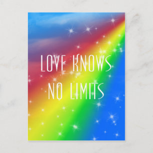 Carte Postale L'amour ne connaît pas de limites